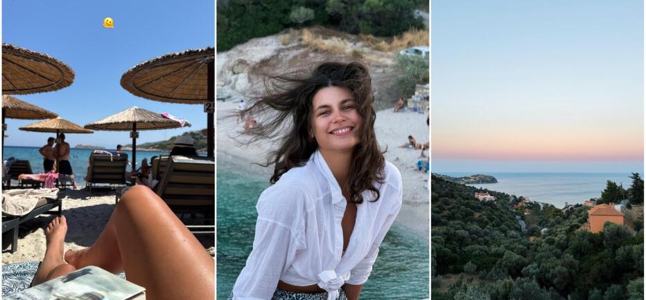 Η Δανάη Παππά απολαμβάνει τις διακοπές της στην Εύβοια!