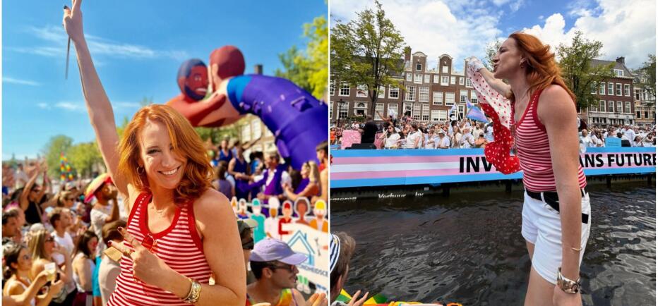 Γουλιώτη: «Γέμισε» χρώμα το Instagram της από το WorldPride στο Άμστερνταμ