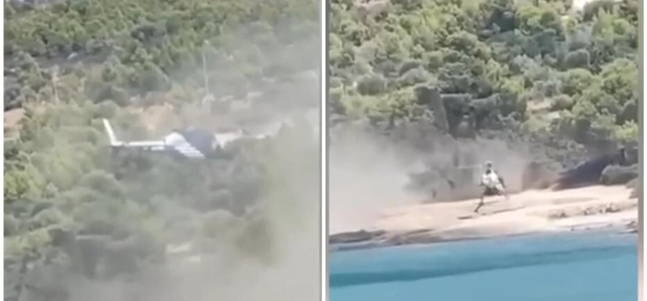 Σπέτσες: Συνελήφθη επιβάτης του ελικοπτέρου που προσγειώθηκε σε παραλία