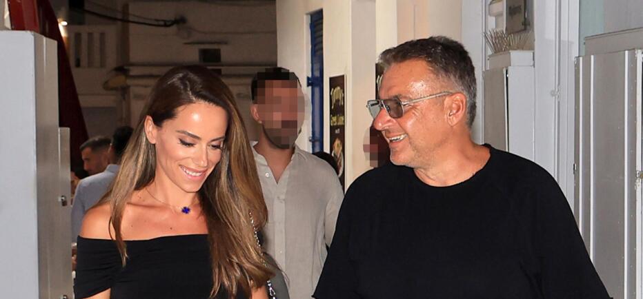 Γιώργος Λιάγκας - Μαρία Αντωνά: Φωτογραφίζονται μαζί στην Κεφαλονιά
