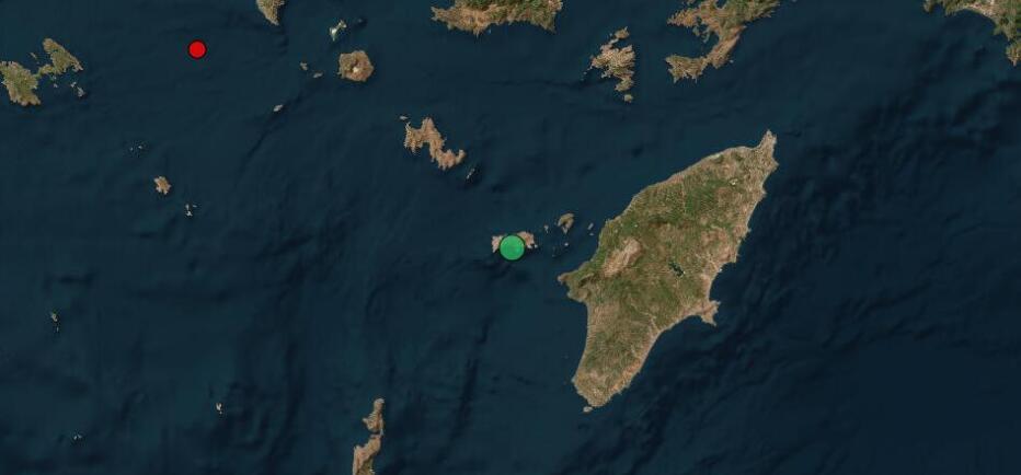 Σεισμός 4 Ρίχτερ σε θαλάσσια περιοχή δυτικά της Χάλκης