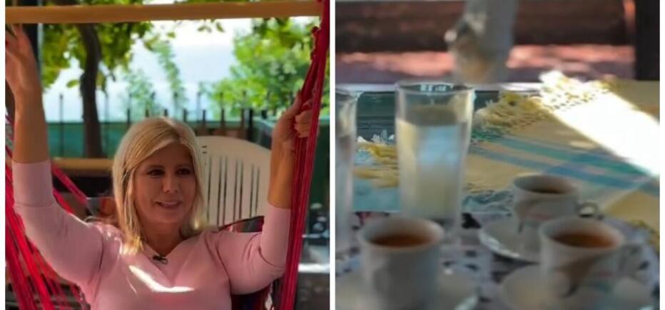 Όταν η Ζήνα Κουτσελίνη σου χτυπάει την πόρτα για τον πρώτο καφέ!