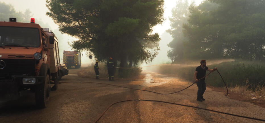 Φωτιά τώρα στο Πλατή Μεσσηνίας