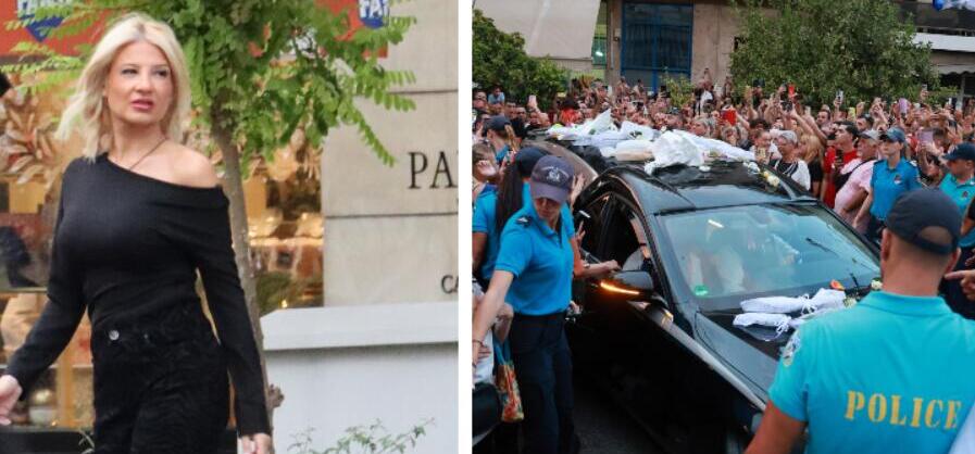 Συγκινημένη η Φαίη Σκορδά στη Νίκαια – Το μήνυμα για τον Γιώργο Μαζωνάκη