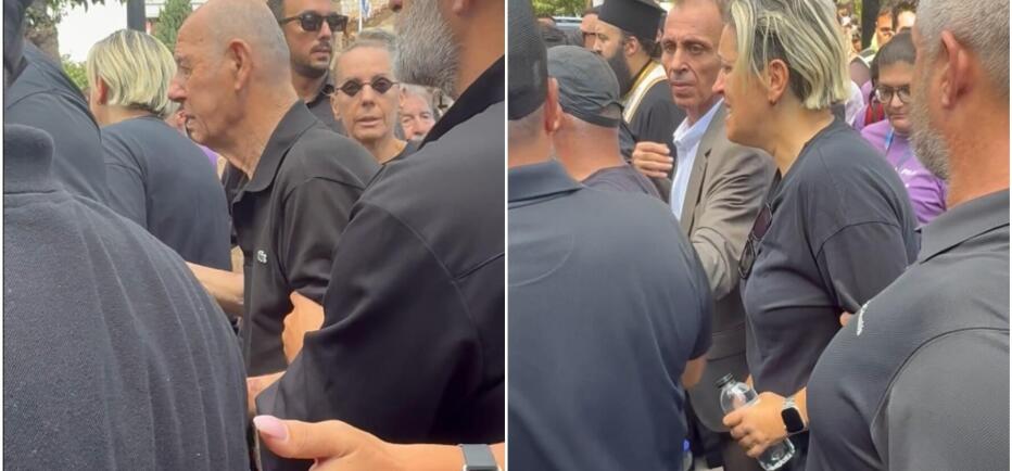 Κηδεία Μαζωνάκη: Υποβασταζόμενη η μητέρα του - Στο νεκροταφείο η σορός του