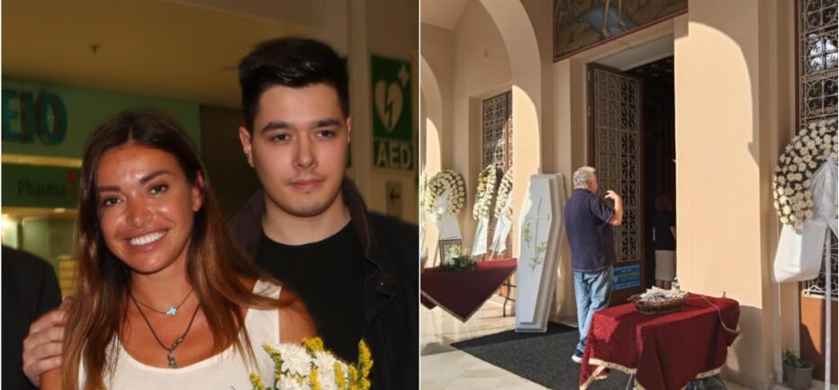 Όλγα Φαρμάκη: Ράγισαν καρδιές στην κηδεία του 32χρονου αδερφού της Μανούσου
