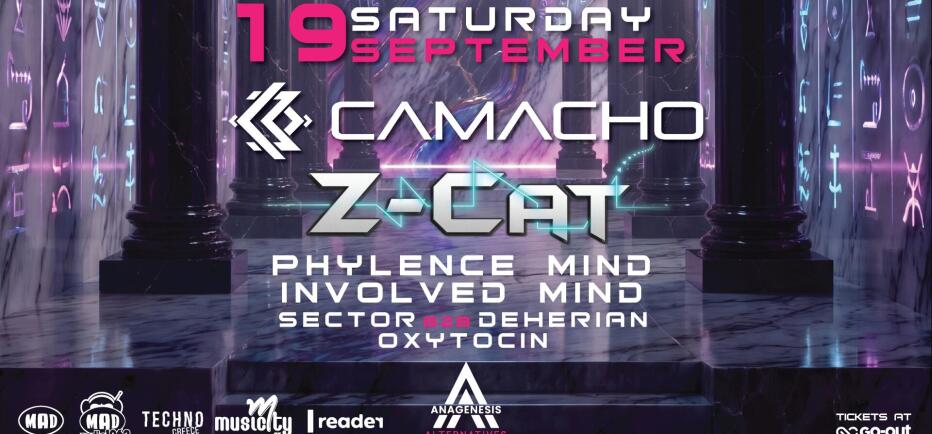 Οι CAMACHO και Z-CAT έρχονται στις 19 Σεπτεμβρίου, στο BOTOXE Athens