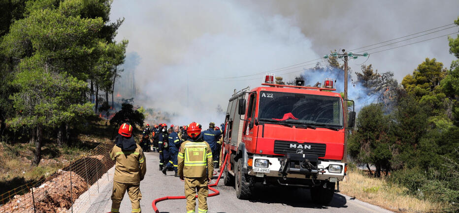 Φωτιά τώρα στην Παιανία - Ισχυρή κινητοποίηση της Πυροσβεστικής
