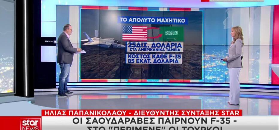 F-35 στη Σαουδική Αραβία από τον Τραμπ αντί για την Τουρκία