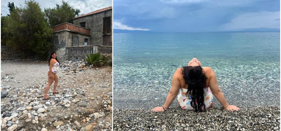 Μπάρκα: Έβαλε μαγιό και πήγε παραλία- Η νέα ανάρτηση με φουσκωμένη κοιλίτσα