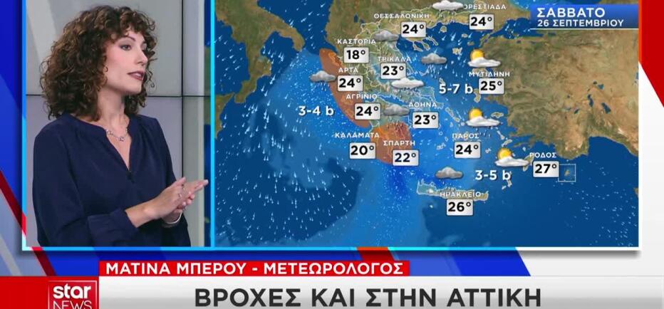 Καιρός: Τι ώρες θα βρέχει στην Αττική το Σάββατο