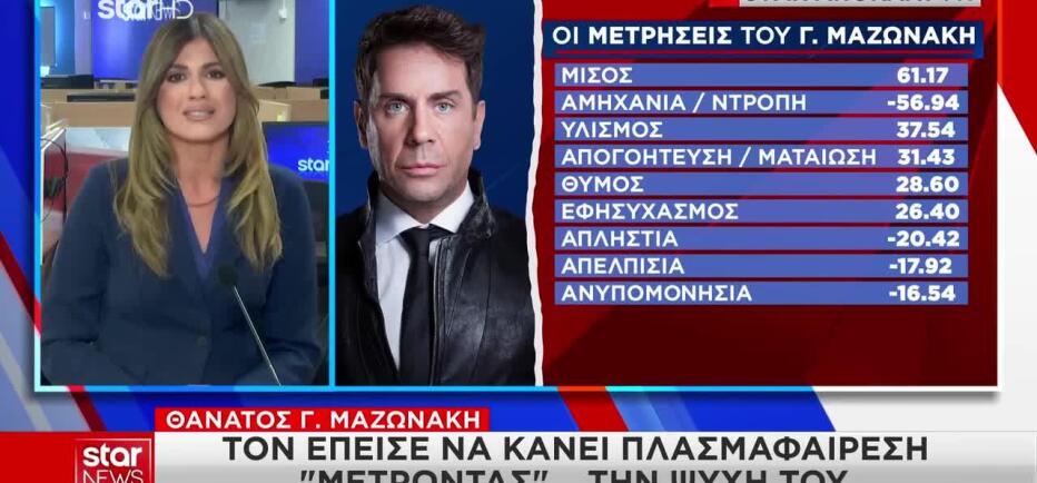 Μαζωνάκης: Πώς η γιατρός έπεισε τον τραγουδιστή να κάνει πλασμαφαίρεση