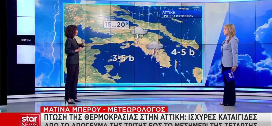 Καιρός: Έρχεται δύσκολο 48ωρο με καταιγίδες - Πότε θα βρέξει στην Αττική