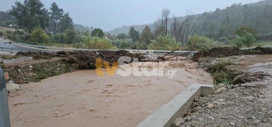 Έκτακτο δελτίο καιρού - 112 στην Εύβοια για υπερχείλιση ποταμού