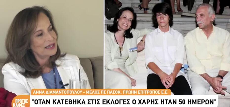 Άννα Διαμαντοπούλου: Tα Τρυφερά Λόγια Για Τον Γιο Της Χάρη