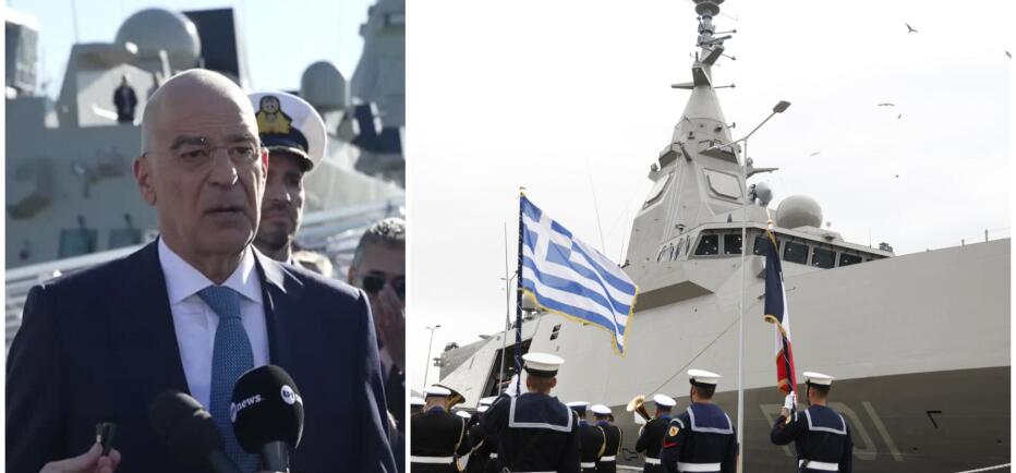 Γαλλία: Υψώνεται η ελληνική σημαία στη δεύτερη φρεγάτα Belhara «Νέαρχος»